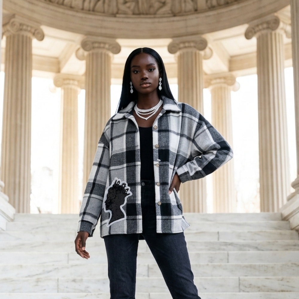 Plaid QUEEN Women's Shacket